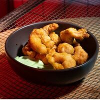 Креветки с соусом васаби в Gojira ramen