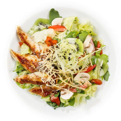 Салат с копченым угрем в Перчини на огне по цене 469