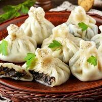 Хинкали с картофелем и грибами в Кинолента