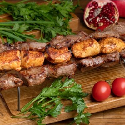 Шашлык из курицы в Сулико по цене 570 ₽