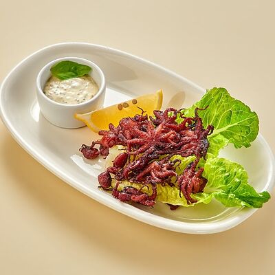 Осьминог фри в Регано по цене 875 ₽