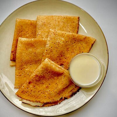 Блинчики со сгущенкой в Бистро шеф по цене 240 ₽