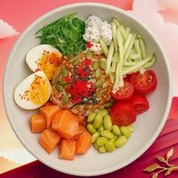 Поке с форелью в Лапша и Утки