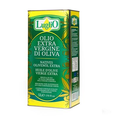 Оливковое масло Luglio Extra Vergine нерафинированное холодного отжима в Ченто Пицца по цене 11500 ₽