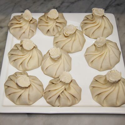 Хинкали невареные из баранины в Халяль по цене 750 ₽