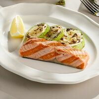 Стейк из лосося в Кукумбер