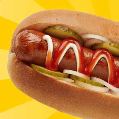 Хот-Дог Немецкий Сарделька Брюкке в Горчица по цене 373 ₽
