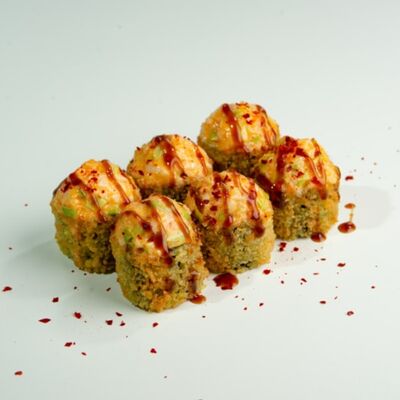 Малый жареный с шапкой: креветка, спайси, авокадо в ЁБИСАН по цене 1029 ₽