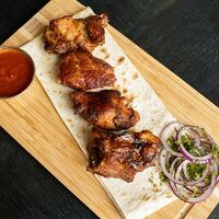 Свиная шея в Кафе Мясо