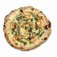 С креветками, грибами и соусом васаби в Pizza Robertino