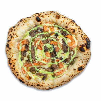 С креветками, грибами и соусом васаби в Pizza Robertino по цене 555 ₽