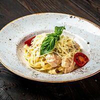 Тальятелле с морепродуктами в Строгинская гавань