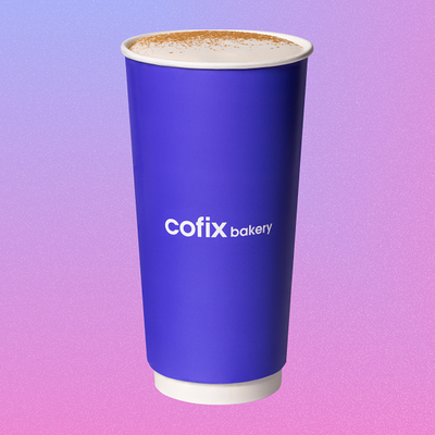 Раф-кофе синнамон XL в Cofix Bakery по цене 330 ₽