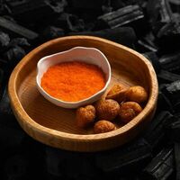 Пончики с тартаром из креветокв Dodici Grill