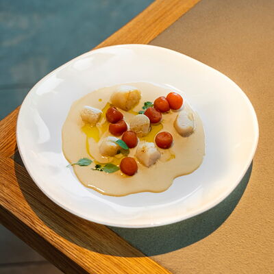 Гребешок с карамелизированной морковью в Сыроварня по цене 640