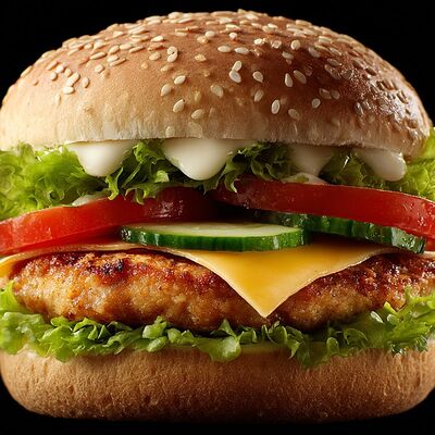 Spring chicken Бургер в Шаурма и хот-доги G.Grill по цене 499 ₽