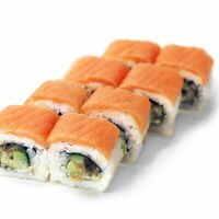 Ролл Дабл лосось в MaybeSushi