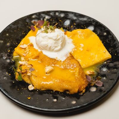 Французские блинчики Креп Сюзетт в Ангария по цене 457 ₽