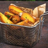 Картофельные дольки в кожуре в Бублик