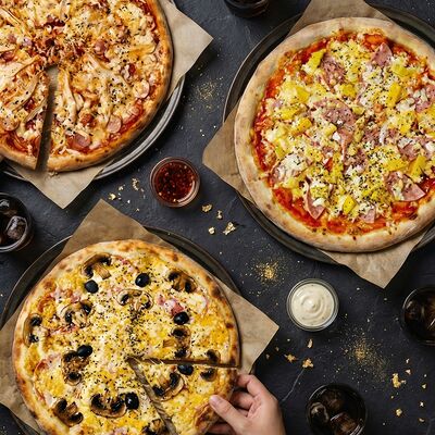 Комбо из 3 пицц в Sushigopizza по цене 1919 ₽