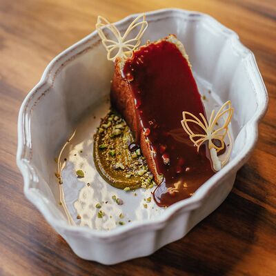 Баскский чизкейк в Макадамия по цене 620 ₽