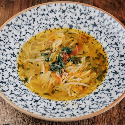 Суп-лапша в Вах!Хинкали по цене 470 ₽