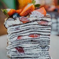 Блинный шоколадный торт 1/8 в Sweet Joy Cafe