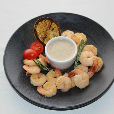 Тигровые креветки гриль в Каравелла по цене 750 ₽