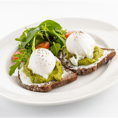 Яйца пашот в Udcкафе Upside Down Cake по цене 470 ₽