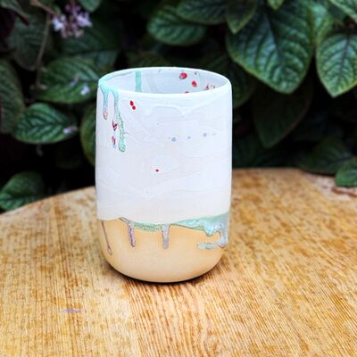 Стакан керамика ручной работыв Уголок по цене 4230 ₽