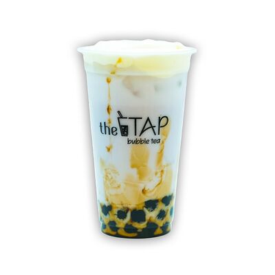 Черничный чай с молоком и карамельной тапиокой в The TAP Bubble Tea по цене 480 ₽