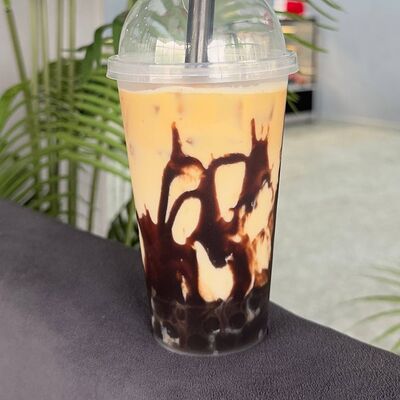 Bubble tea Шоколадный бум в Кофейня Булка по цене 400 ₽