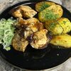 Шашлык ланч. Свиная шея, картофель и маринованный лук в Шашлык 63 по цене 499