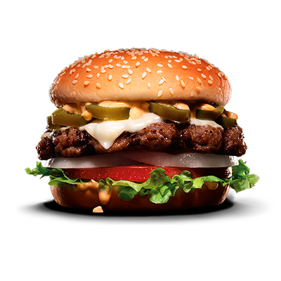 Халапеньо бургер в Carl’s Jr. по цене 409 ₽