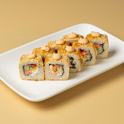 Горячий салмон в Журавль в небе Халяль по цене 675 ₽