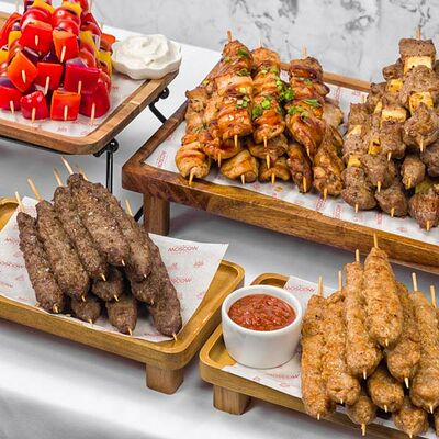 Гриль набор на 10-12 персон в MOSCOW FOOD Кейтеринг по цене 13490 ₽