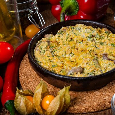 Куриные сердечки в сметане в Алаверды по цене 560 ₽