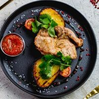 Печеный картофель с филе куриного бедра в Edateca Едатека