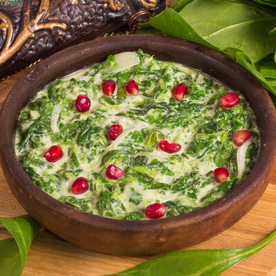 Шпинат со сливками в Мушмула по цене 199