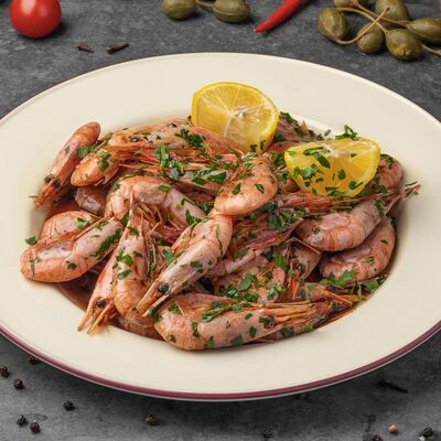 Большая порция северных креветок в Пицца Паста Гриль и Пивбар по цене 2650 ₽