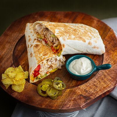 Техасская в лаваше в #Шаверма_хауз по цене 490 ₽