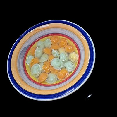 Пельмешки цветные с курицей в Adriano Leonardo по цене 360 ₽