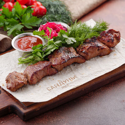 Шашлык Сандуновский из свинины в Сандуны Урал по цене 870 ₽