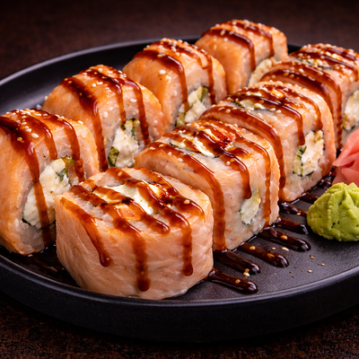 Запеченная филадельфия в Авто Япончик по цене 988 ₽