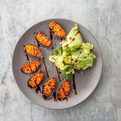 Мидии беломорские с миксом салата в Кофейня №1 по цене 399 ₽