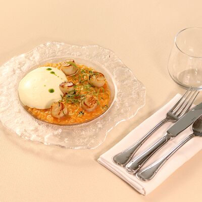 Ризотто с гребешком в Моне по цене 1100 ₽