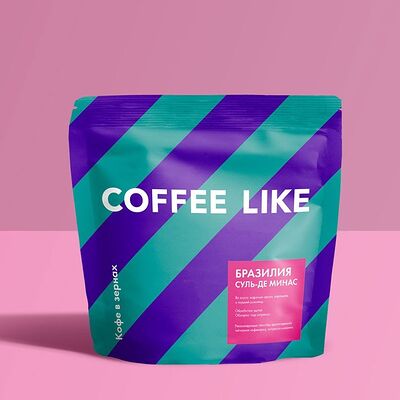 Кофе в зернах Бразилия Суль-Де-Минас в Coffee like по цене 480 ₽