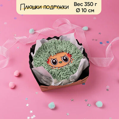 Бенто-торт Волосатик Лабубу грин 350 г в Плюшки подружки по цене 1560 ₽