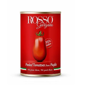 Томаты Rosso Gargano Pelati очищенные целые в собственном соку в Ченто Пицца по цене 650 ₽