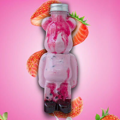 Bubble-tea Молочно-клубничныйв Bearbish по цене 595 ₽